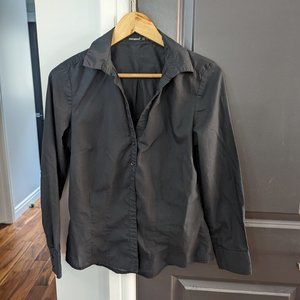 Black Button Up Dress Shirt